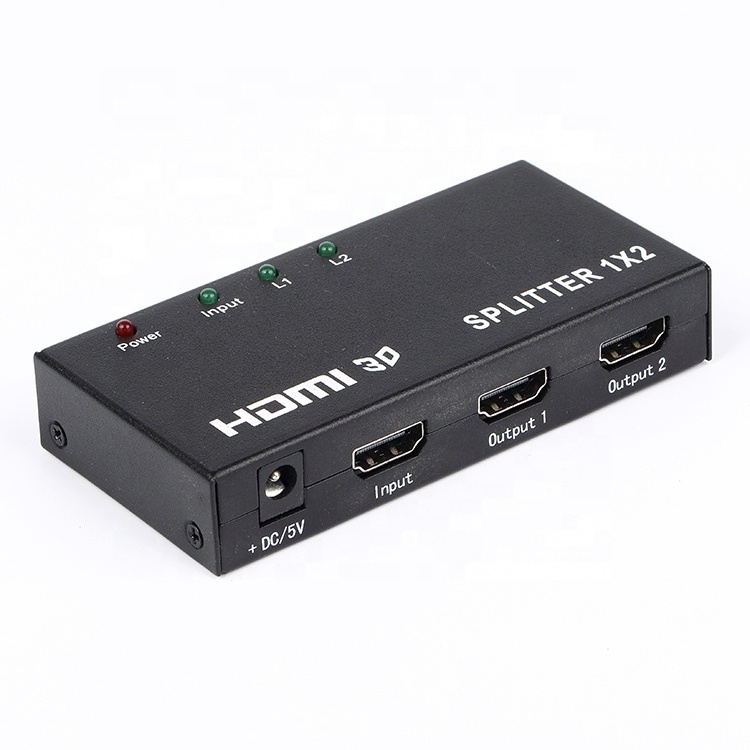 Support 1080P HDCP 1.2 protocol compliant 1*2 HD Splitter