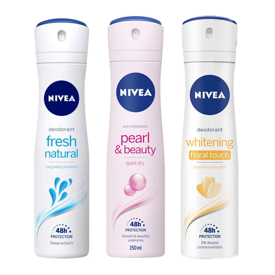 Hot Sale Price Of Nivea deodorant spray for women/men 150ml For Sale