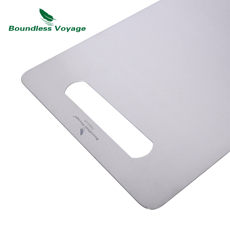 Boundless Voyage Titanium Cutting Board Household Outdoor Anti-mildew Fruit Vegetables Chopping Block Breadboard