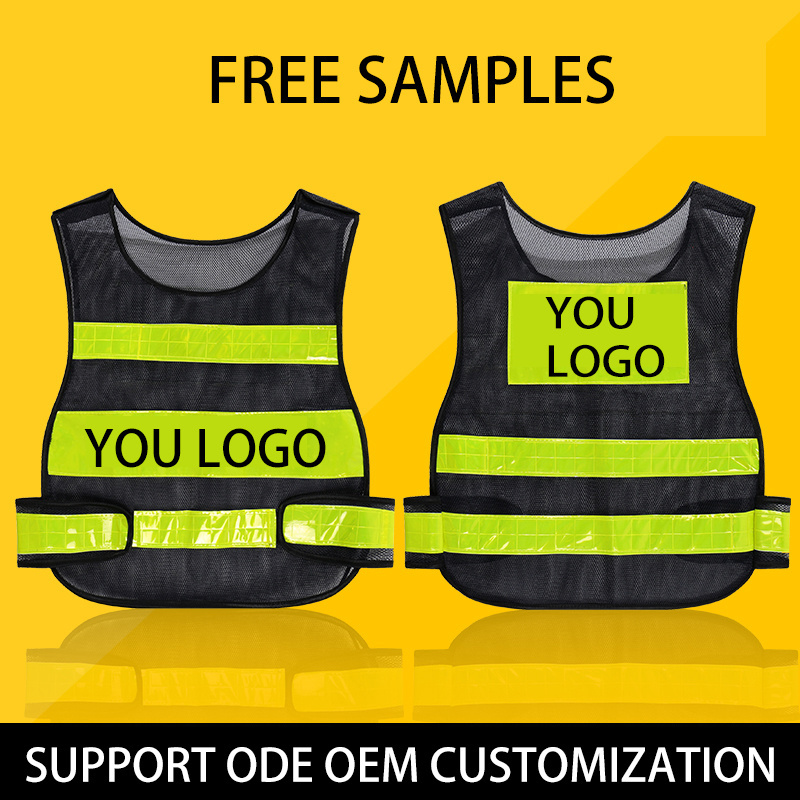 OEM Wholesale  Volunteer Advertising Tools work Reflective Mesh Hi Vis Vest