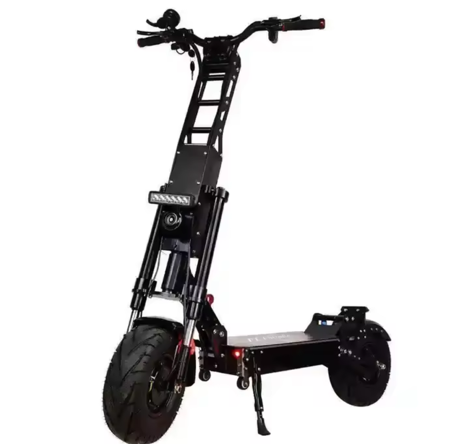 NEW ARRIVAL FLJ K6 13inch scooter with 6000W 90-120kms range 50Ah battery Dual Engine Fat tire Bicycle motorcycle E Scooter