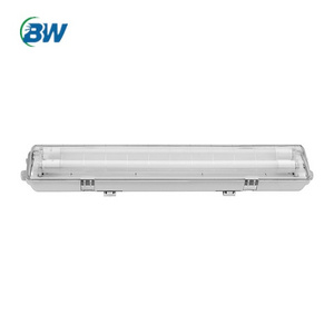 tuv 2ft 4ft 5ft led tube t8 2x36w ip65 waterproof tri proof industrial led light fixture