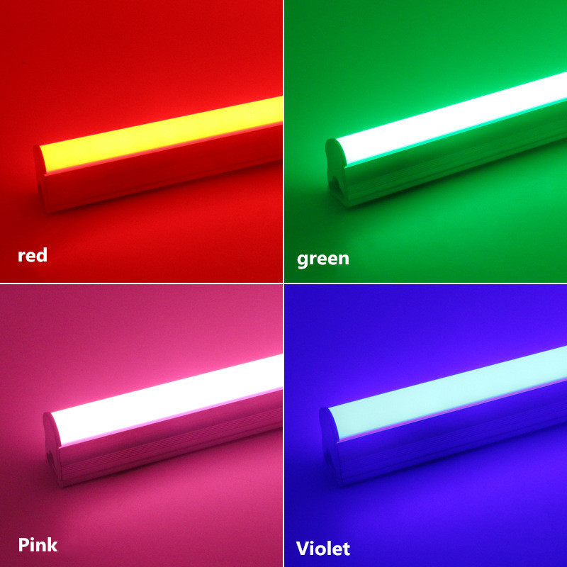 Energy Saving RGBW Full Color Integrated T5 T8 RGB LED Tube Light