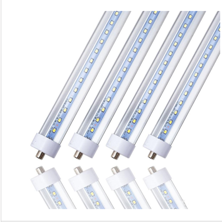 T8 V-Shaped Led Tube Cooler Light 4ft 5ft 6ft 8 ft Single Pin fa8 Led Light Tubes 270 Angle Double Sides AC 85-265V LED lighting