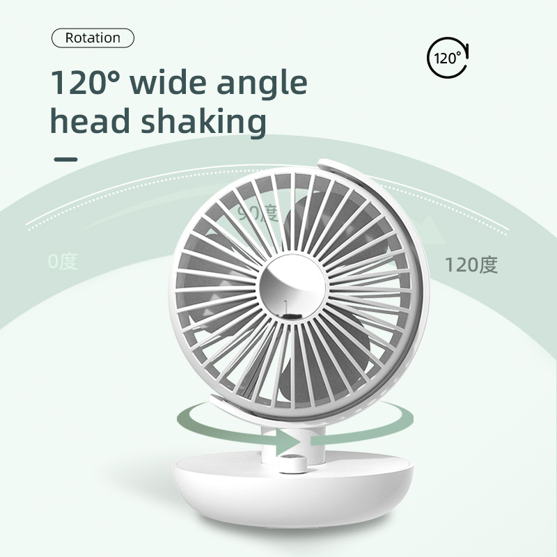 Smart Desktop Fan High Speed Portable Turbo Table Oscillation Air Globe Desktop Circulating Fan Home appliance Child Lock