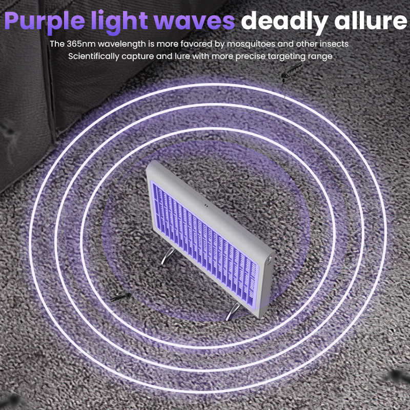 Portable 5600mAh Home Pest Control Repellent Portable Light Trap Fly Bug Insect Zapper Killer Purple Light Mosquito Killer Lamp