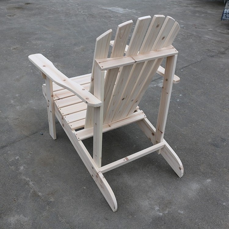 Classic Style Simple Retro Outdoor Leisure Wooden Beach Chair