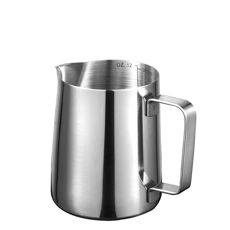 Best Stainless Steel Pull Flower Cup Latte Espresso Tool Coffeware Milk pitcher Coffee steam milk Frother barista milk jug