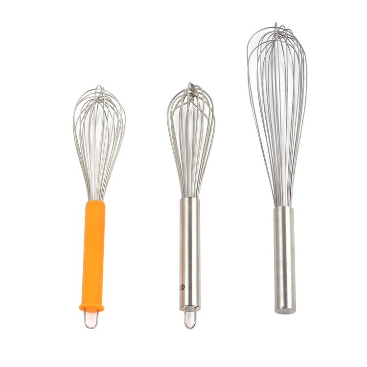 Hot Selling Baking Tool Hand Mixer Stainless Steel Whisk Set Kitchen Wire Whisks for Cooking