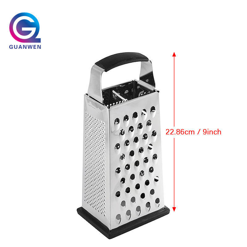 Multipurpose Kitchen 4 In 1 4-Sided Stainless Steel Box Grater Vegetable Zester Grater