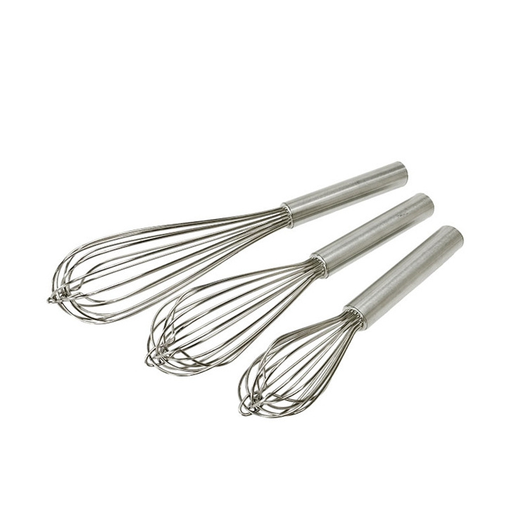 Baking Tools Hand Push Whisk Stainless Steel Wire Hand Power Whisk Egg Beater Manual Cream Mixer