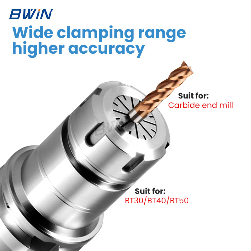 BWIN High quality ER40 ER25 ER11 ER32 spindle ER16  ER20 Collet Set CNC Machine Tools Accessories for milling machine