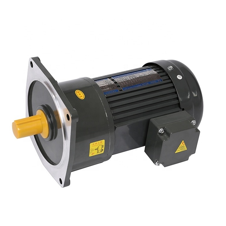 Ac Induction Brake Motor With Gearbox 1hp 3hp 5hp 1phase 3phase Torque Multiplier Variable Speed Motor