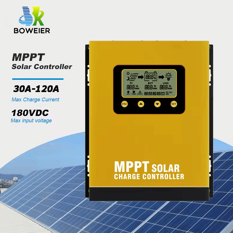 12v 24v 48v 30a 50a 60a 80a 100 Amp Smart Mppt Solar Power Charge Controller Price