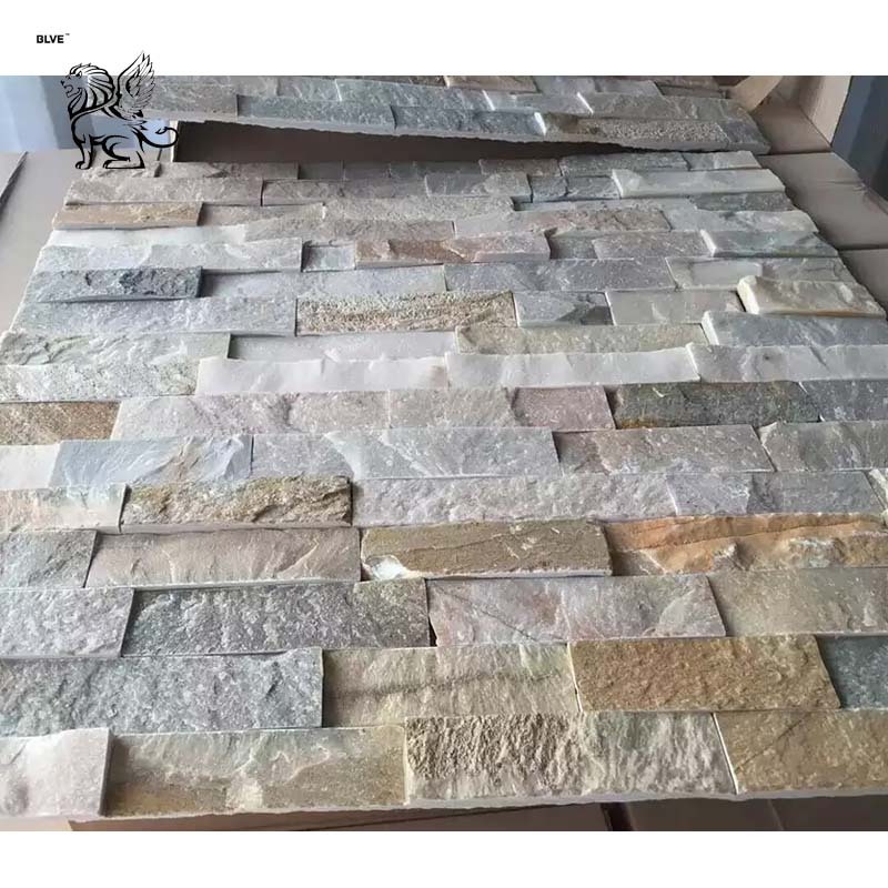 BLVE Building Interior Exterior Wall Decoration Stone Tile Veneer Panels Natural Culture Stone Cladding