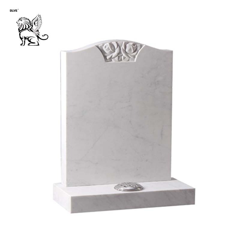 wholesale pure white marble  granite tombstone and monument MTG-008