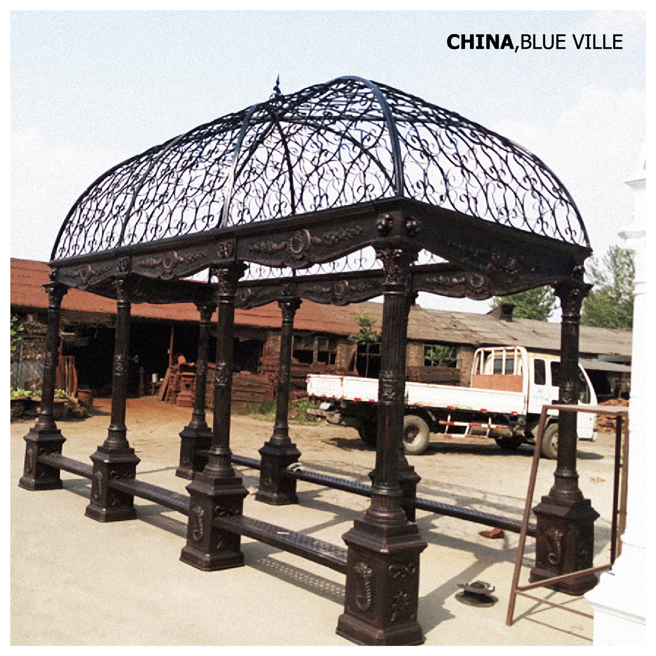 garden wrought iron gazebo for sale IGL-04