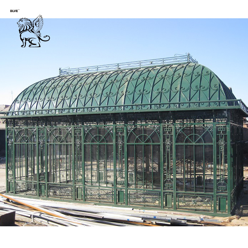 iron gazebo/cast iron gazebo/outdoor antique wrought iron gazebo IGA-01