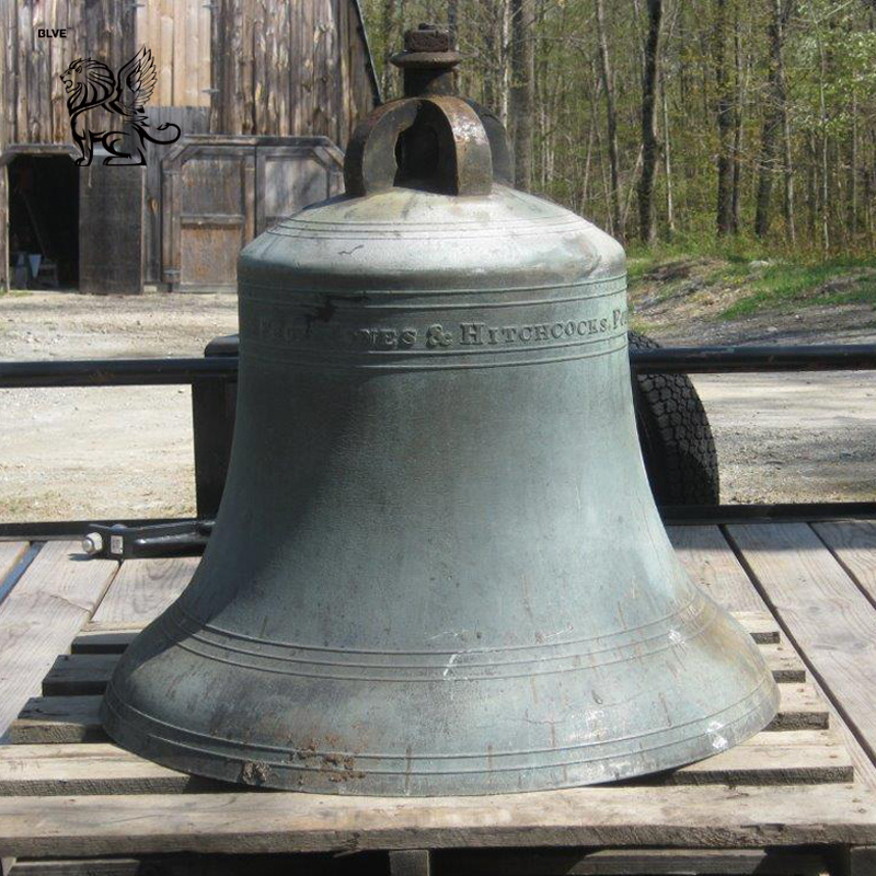 BLVE Large Casting Bronze Church Bell Metal Brass Antique Temple Bell for sale