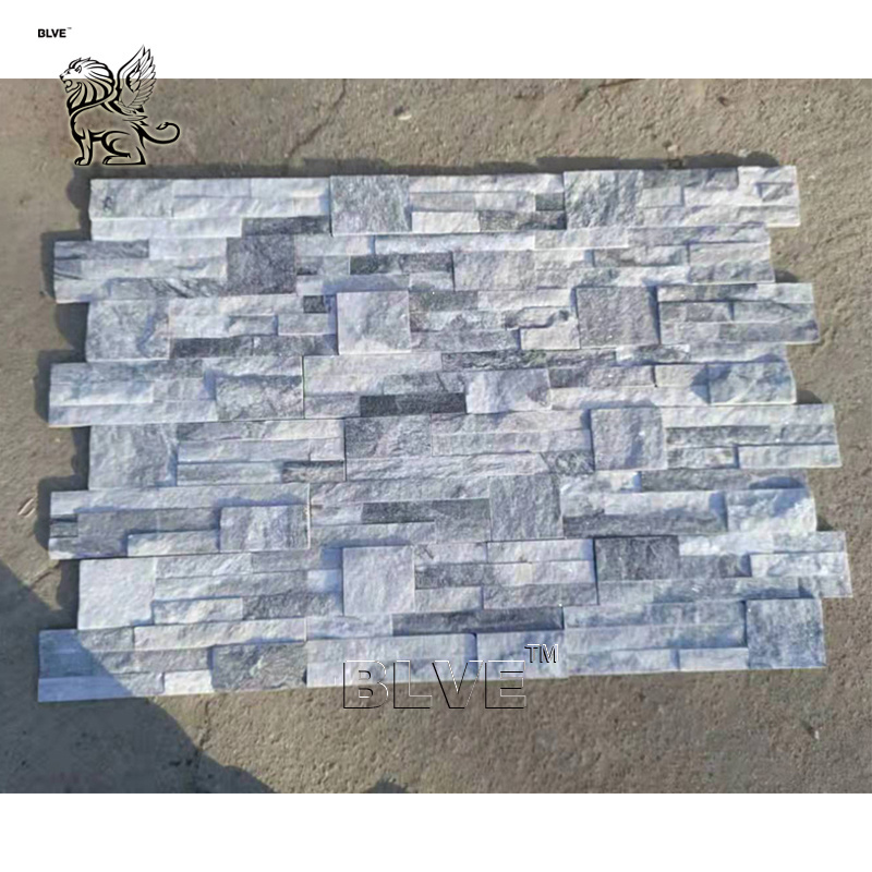 BLVE European House Exterior Decor Slate Cladding Stone Wall Tile Natural Culture Stone Marble Slab Panel