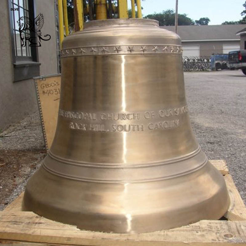 BLVE Large Casting Bronze Church Bell Metal Brass Antique Temple Bell for sale