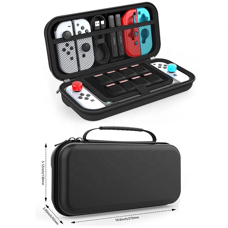 Waterproof Hard Shell EVA Game Accessories Storage Case Shockproof Travel Carrying Case for Nintendo Switch