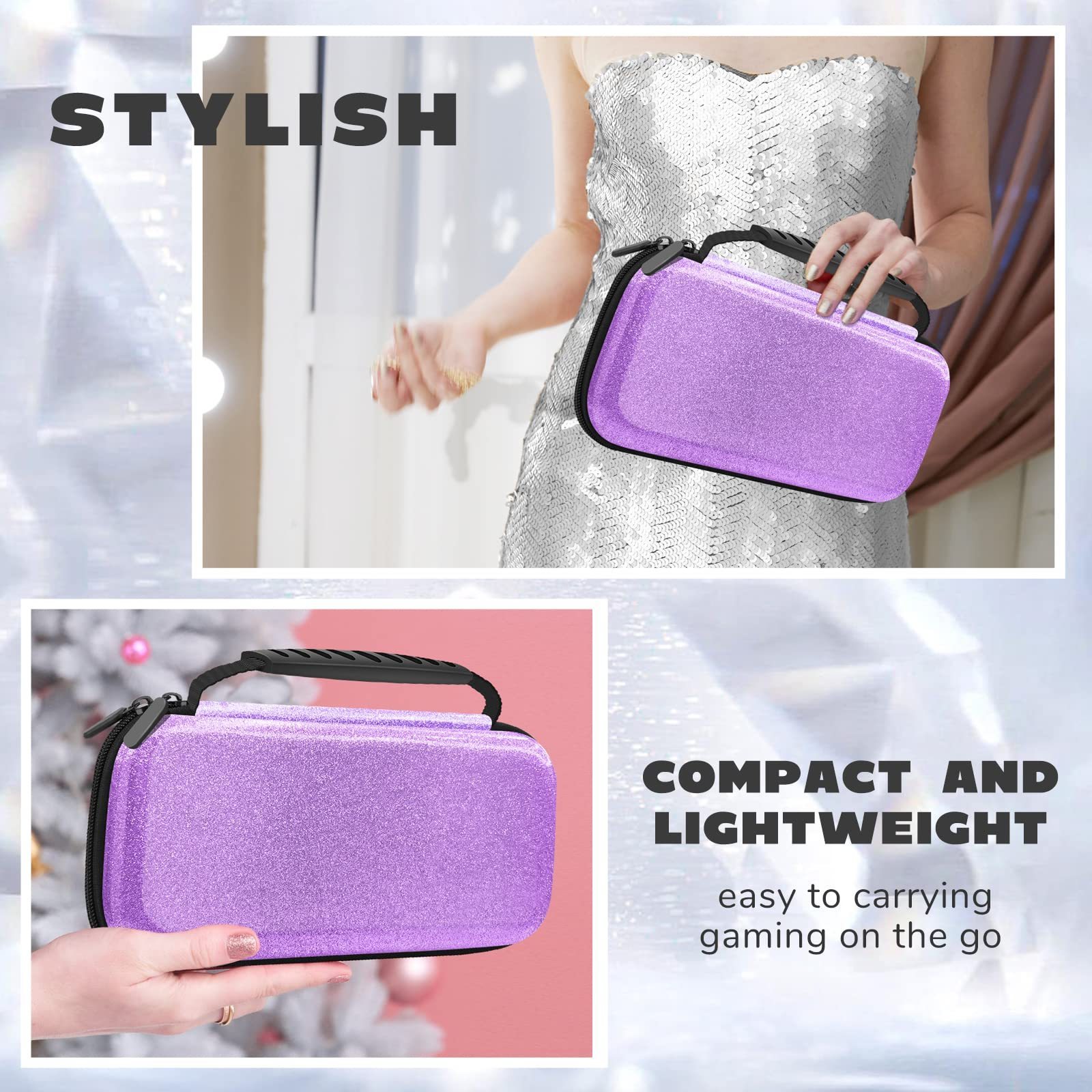 Protective Carry Case Compatible with Nintendo for Girls  Carrying Case for Nintendo Switch and Switch OLED Console