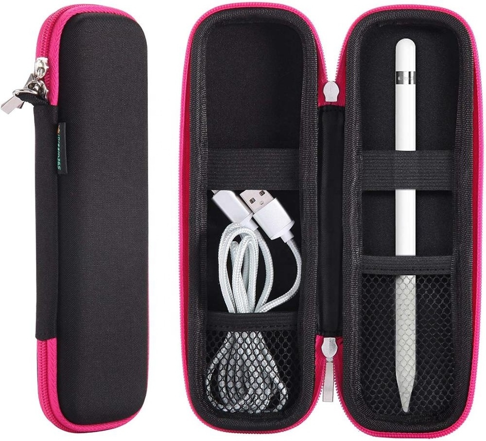 Black EVA Hard Shell Pen Pencil Case Holder Protective Carrying Box Carrying Case For Mobile Touch Pen Tablet Case