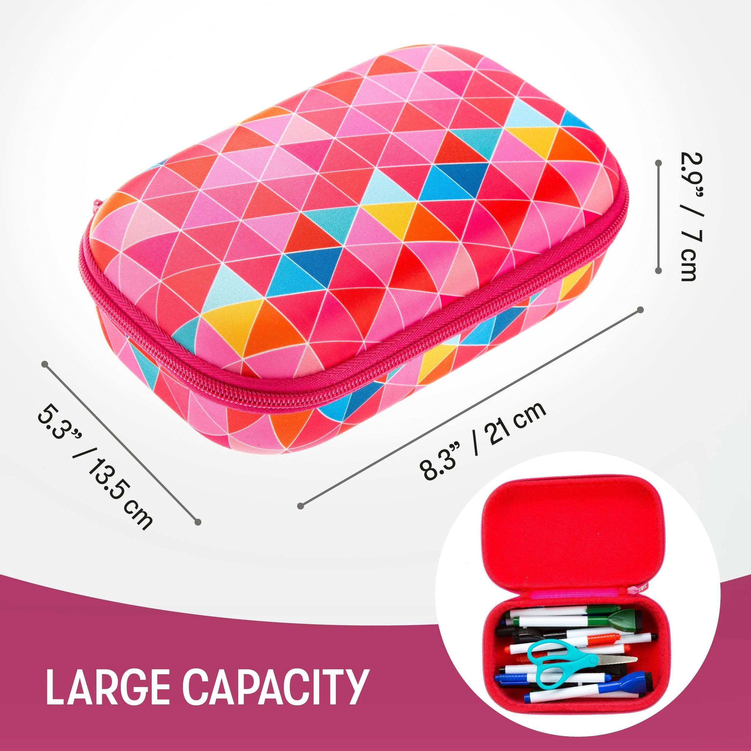 Kids EVA Custom Hard novelty Pencil Carrying Case Bag hard shell pencil case