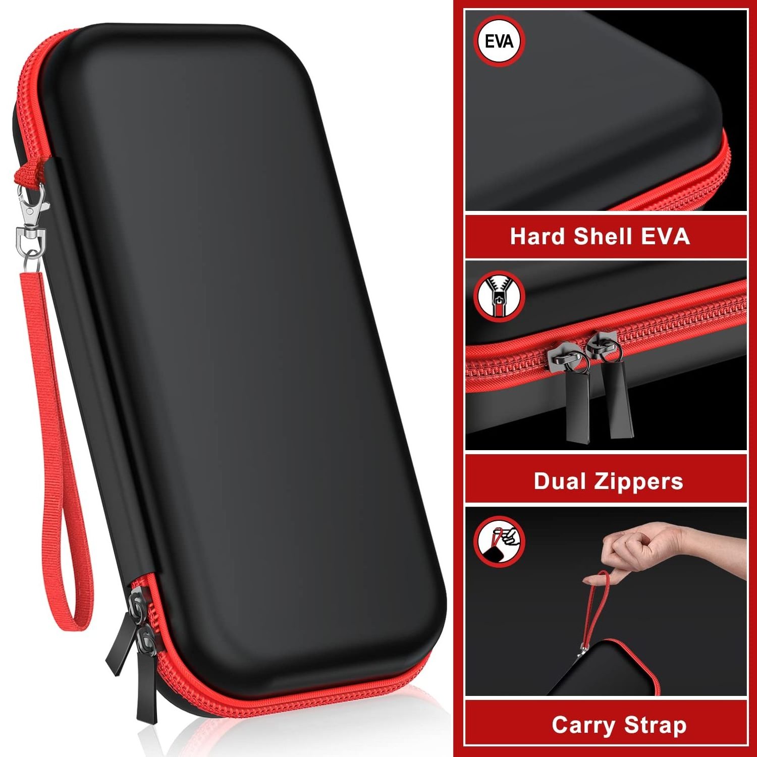 Switch Carrying Case Compatible with Nintendo Switch and New Switch OLED Console