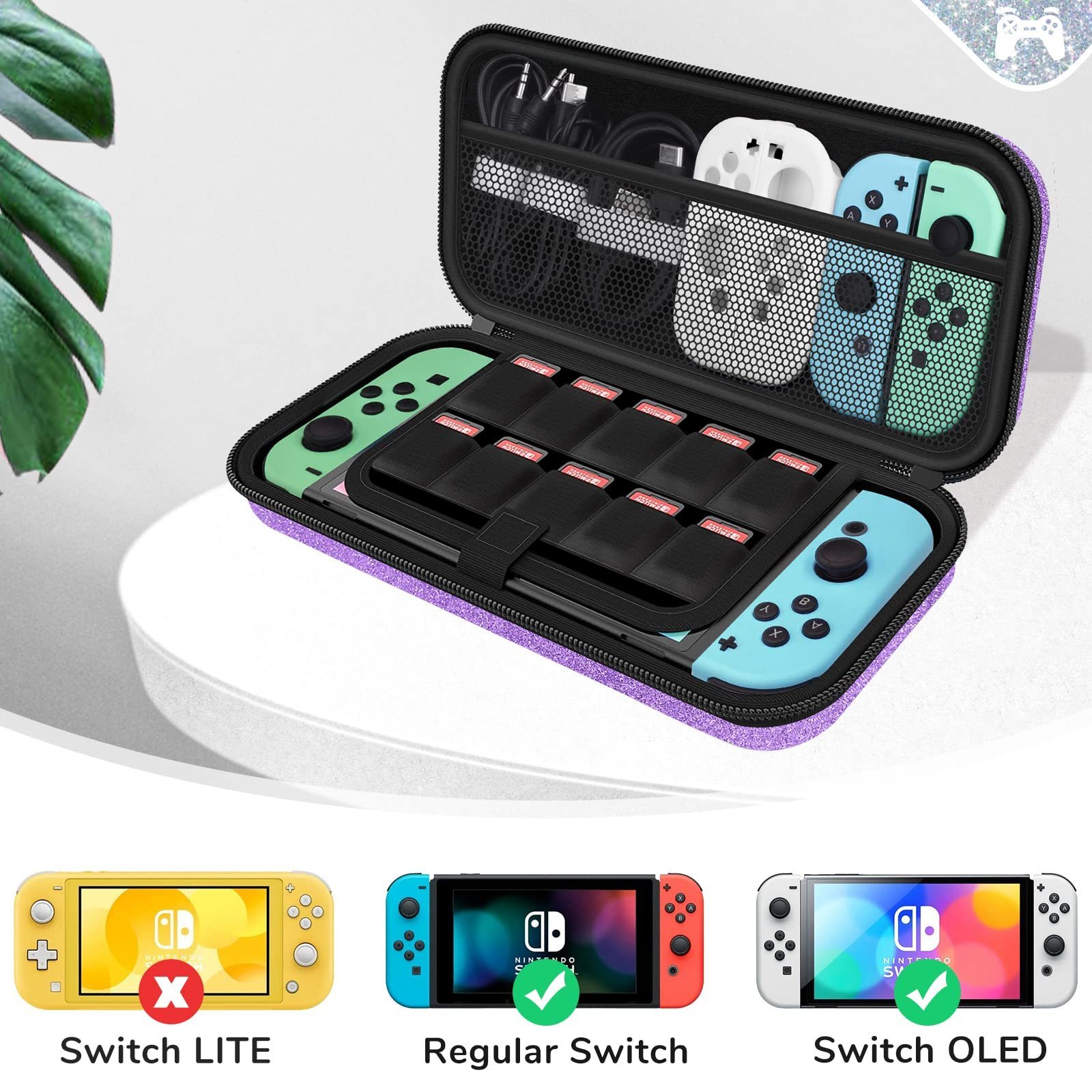 Protective Carry Case Compatible with Nintendo for Girls  Carrying Case for Nintendo Switch and Switch OLED Console