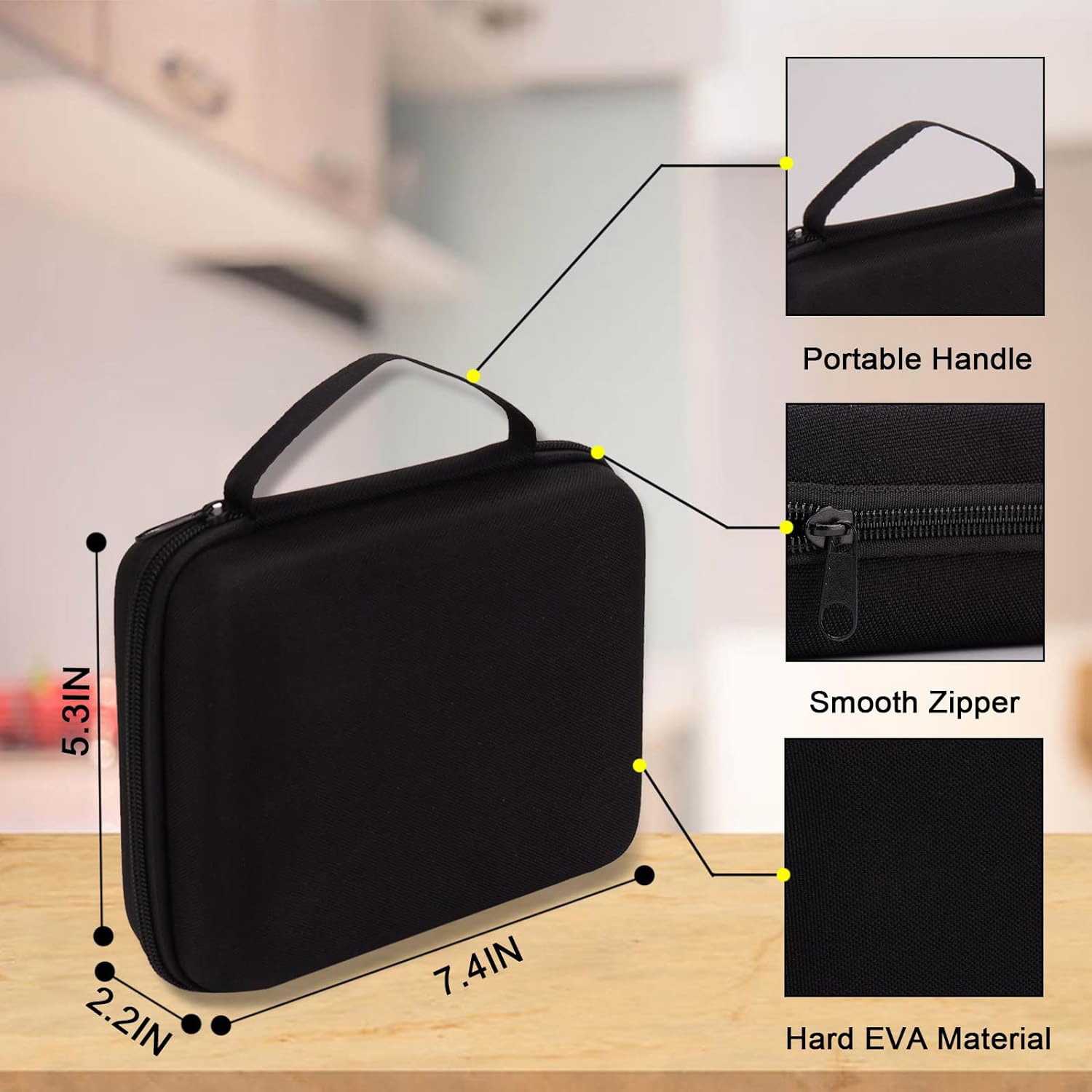 Hot Glue Gun Molding Carrying Packing Zippered Eva Tool Case