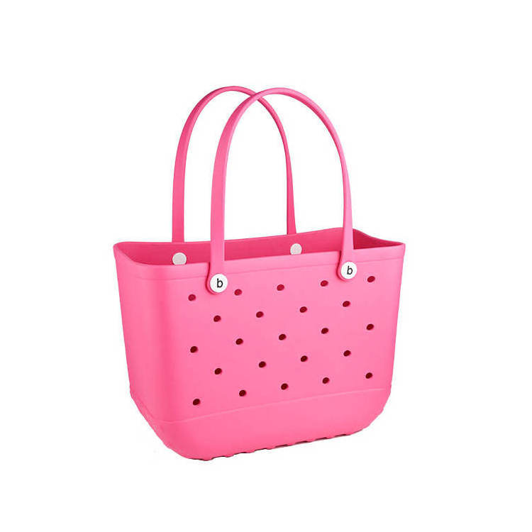 Women Beach Waterproof Tote Bags Custom Summer Rubber Totes Large Fashion Eva Bag