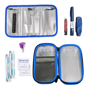 Customized Portable Durable Pocket Travel EVA Insulin Cooler Case