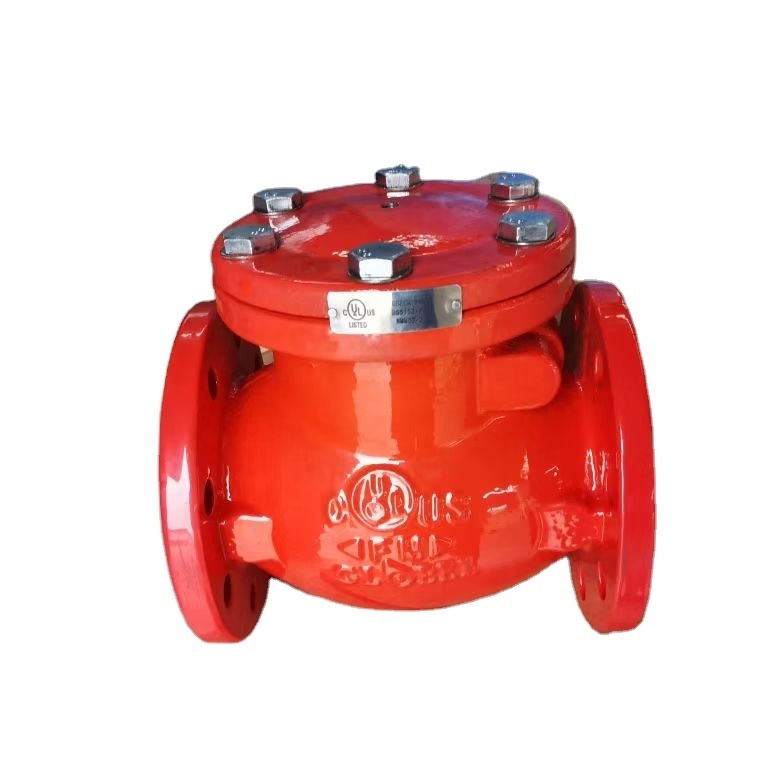 China Supplier Manufacture High Quality Di Ci Ggg50 Pn6 Pn16 Cast Iron Body Swing Check Valve NON return valve