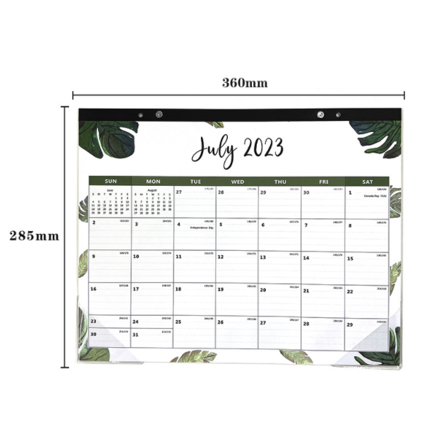 2023-2024 Customizable Whiteborad Monthly Spiral Creative Reusable Wall Calendars With Printing Machine,Factory Directly