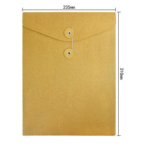 Wholesale Kraft String File Folder Filing Envelope Project File Jacket Document Letter Organizer Expansion A4 Letter Size