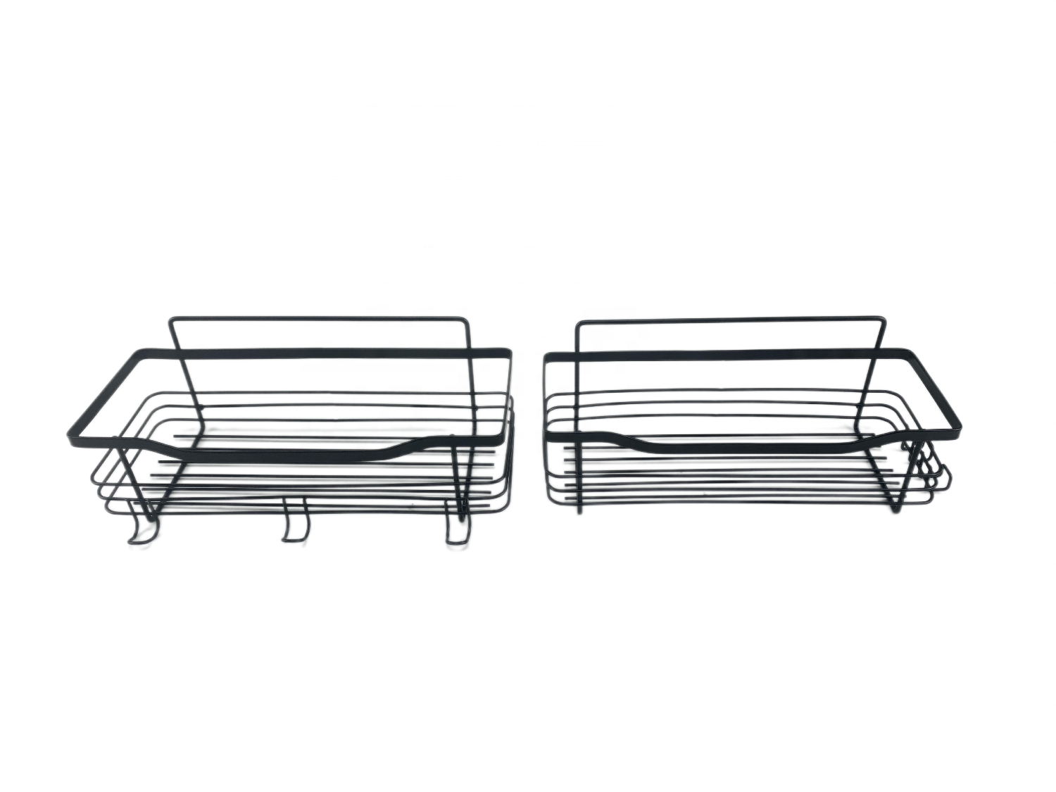 BX 2-Pack stainless steel 304 /steel wire corner shower caddy  rack adhesive  shower shelves