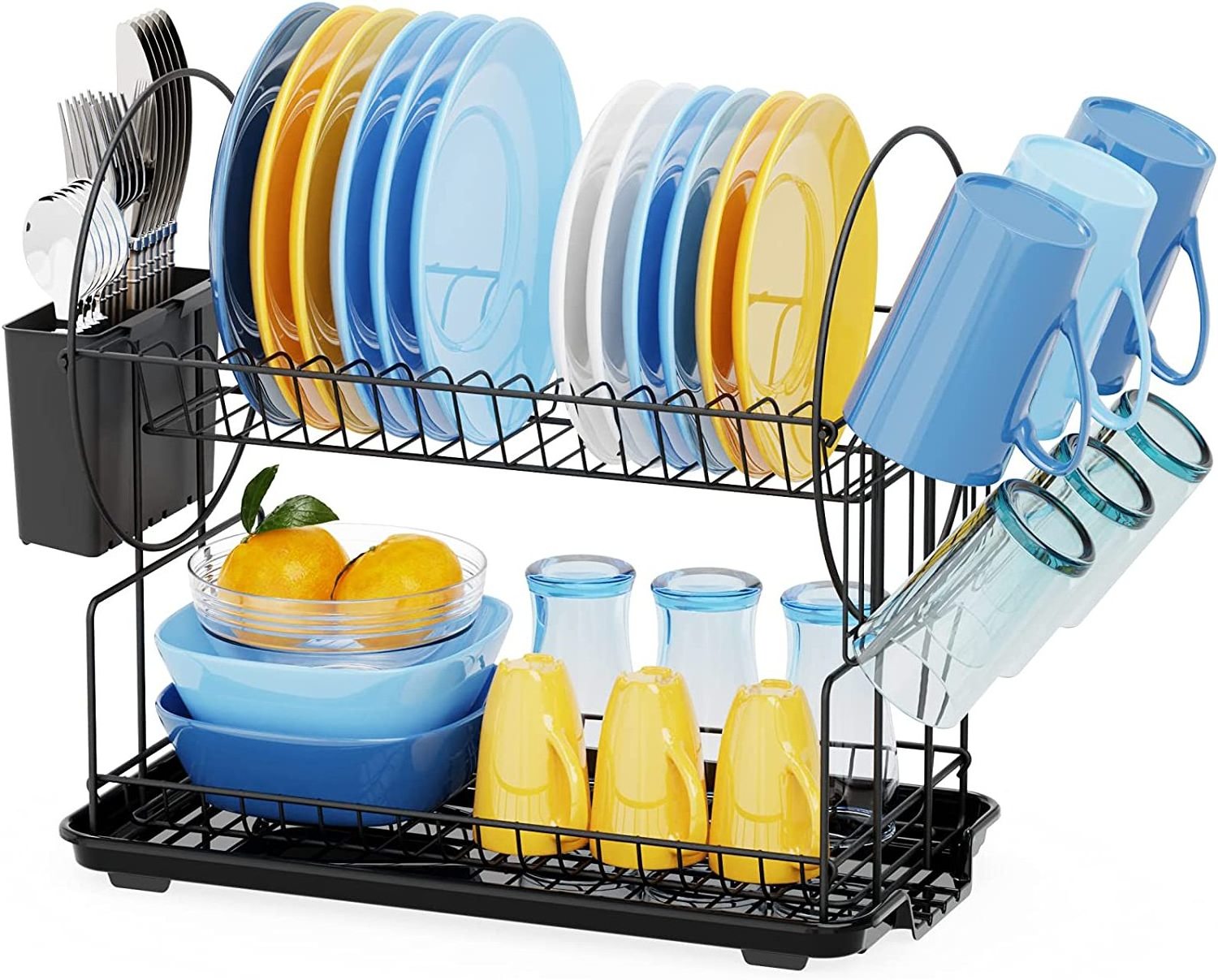 BX Group KD structure kitchen dish drying rack stainless steel 304/ steel wire  dish drainer rack