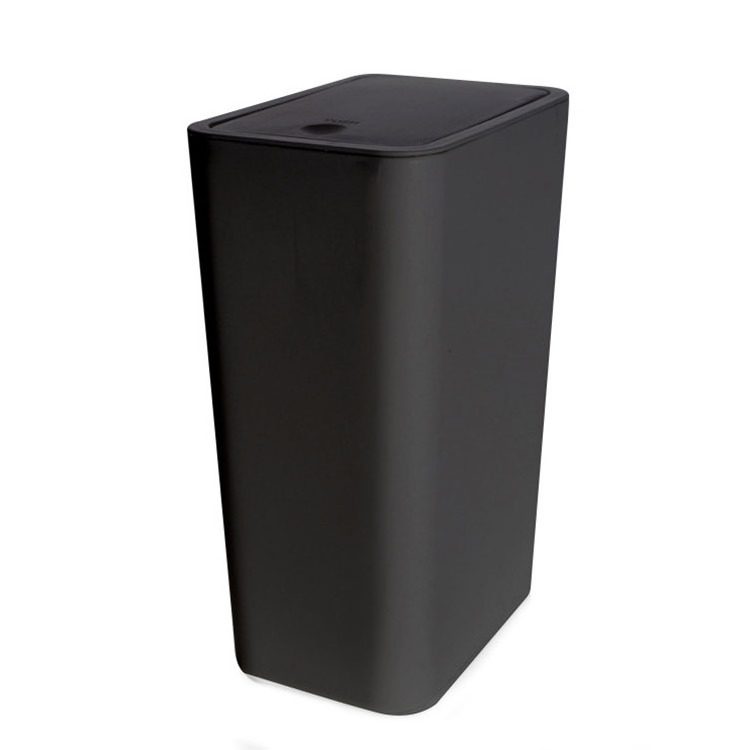 BX plastic trash can with lid bathroom garbage bin with pop up lid waste bins for home hotel and office