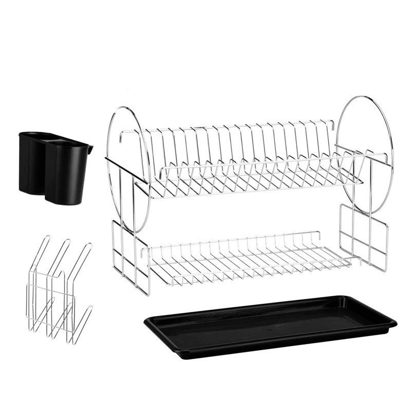 BX Group KD structure kitchen dish drying rack stainless steel 304/ steel wire  dish drainer rack