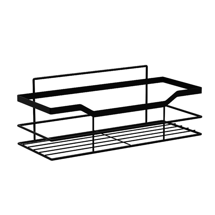 BX metal 4 pieces pack black corner shower caddy shelf for bathroom shower organizer