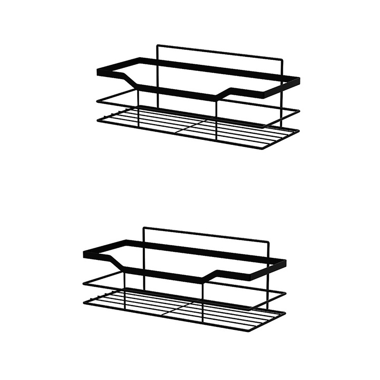 BX metal 4 pieces pack black corner shower caddy shelf for bathroom shower organizer