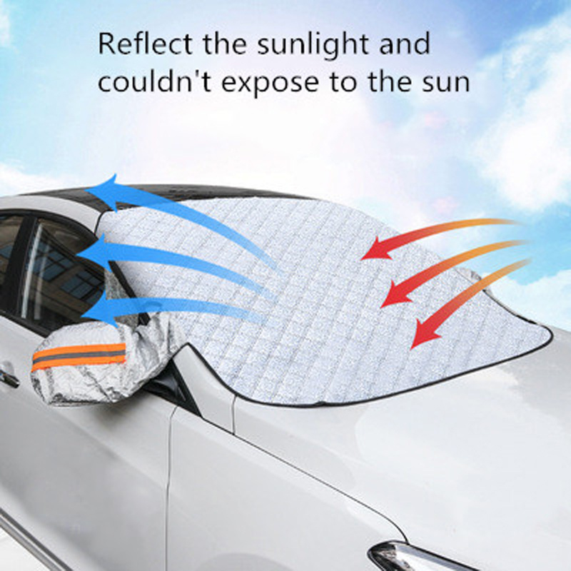 Hot Sale 4 Layers Waterproof Sun Shade Magnetic Windscreen Cover Universal For Most Suv Car Windshield Snow Cover