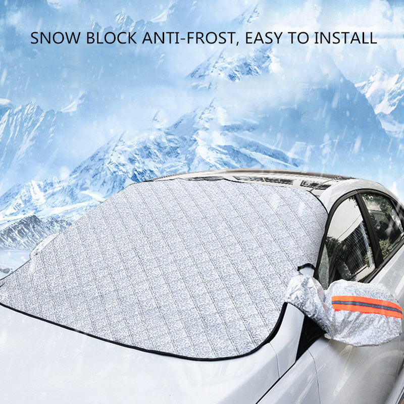 Hot Sale 4 Layers Waterproof Sun Shade Magnetic Windscreen Cover Universal For Most Suv Car Windshield Snow Cover