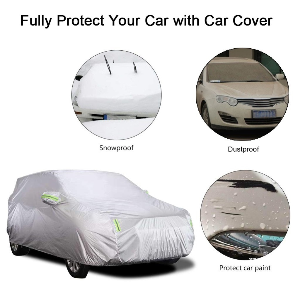 High Quality Waterproof Dustproof And Breathable Suv Car Cover Customized Logo Peva Polyester Cotton Car Coat Cover