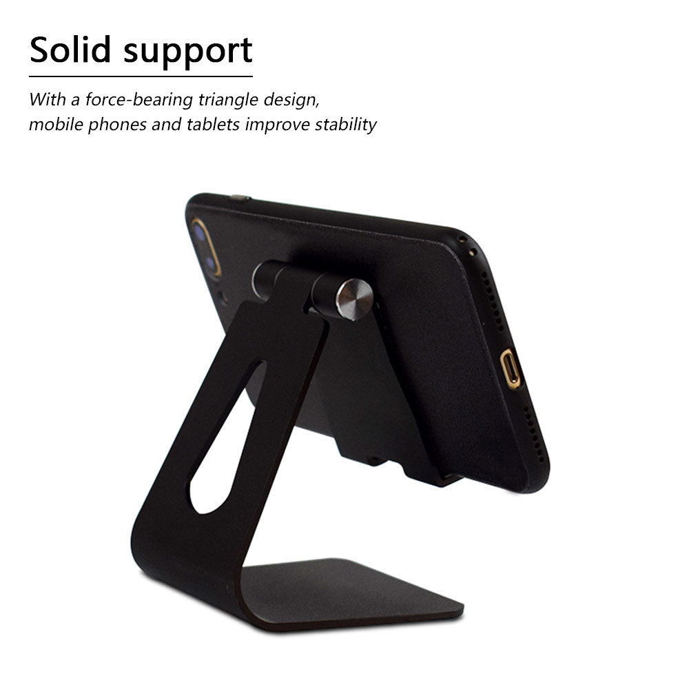 Universal Office Desk Smartphone Holder Mcell Stand Holder Bracket Phone Stand Smart Cell Phone Aluminum Alloy Folding Desk