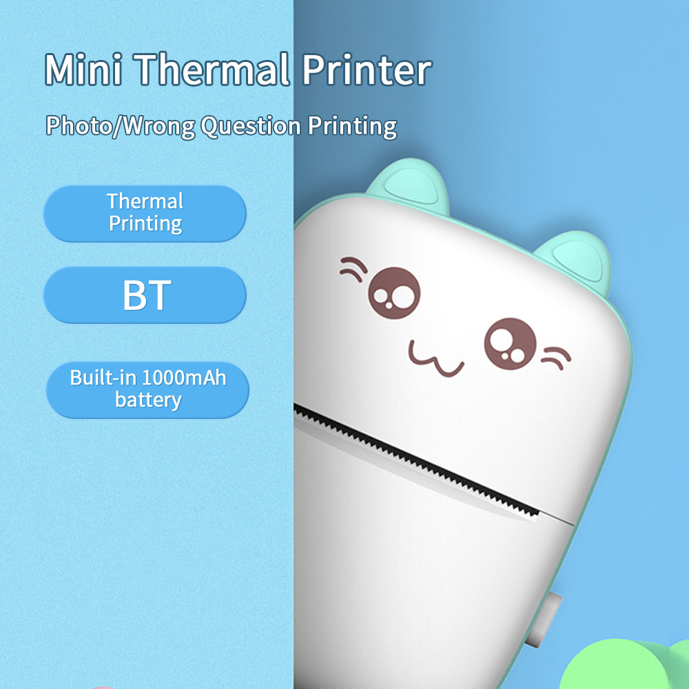 Berserk Pocket Home Use Mini Thermal Printer Android I OS Wireless barcode price Portable Thermal mini Printers