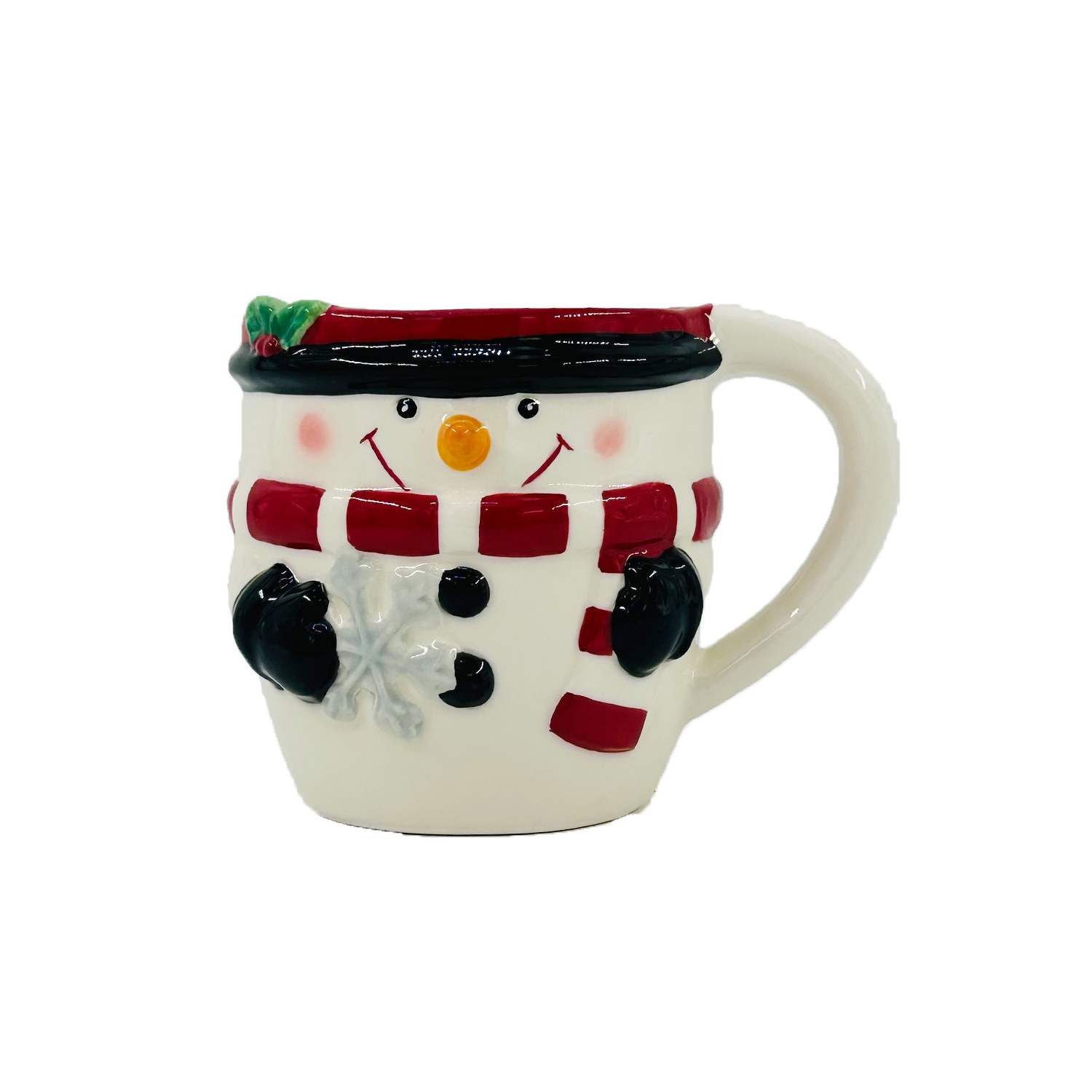 2023 North American popular Christmas gingerbread penguin snowman party ceramic beer mug