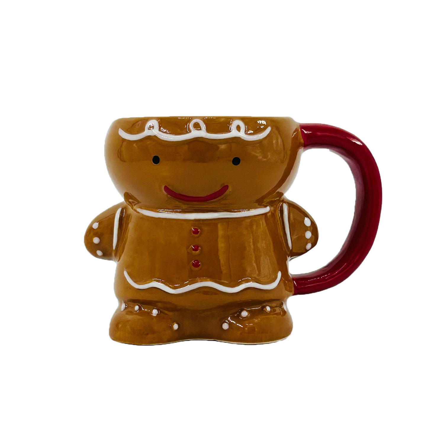 2023 North American popular Christmas gingerbread penguin snowman party ceramic beer mug